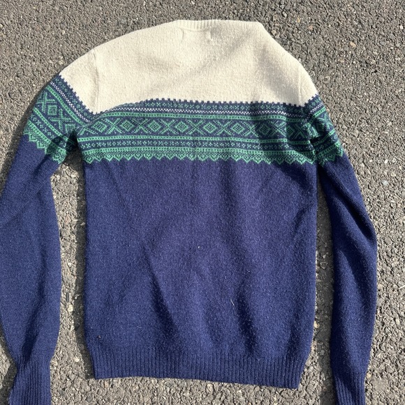 Vintage 80s Jersild Knit Sweater Mens Size Large VTG Tall USA Wool Acrylic - Picture 9 of 9